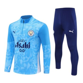 25/26 Man City Tracksuit Blue